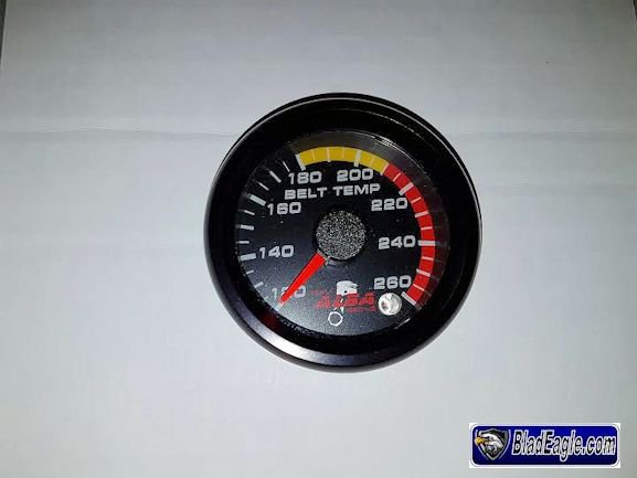 Temperature belt gauge